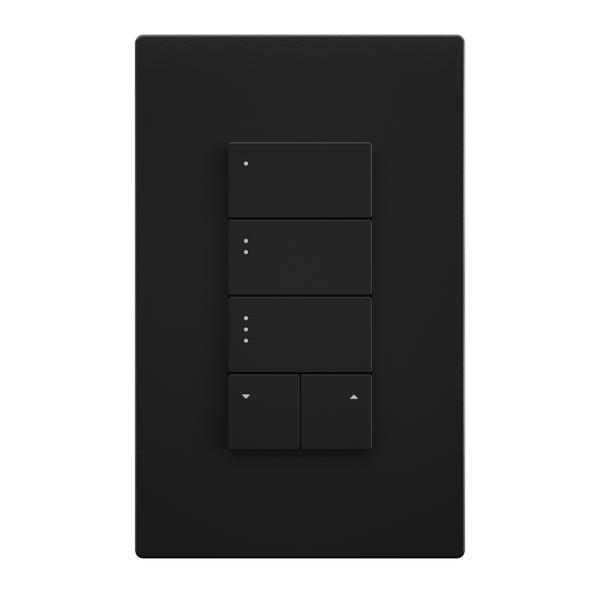 Savant Ascend Low Voltage Keypad - 5 Button (Black)