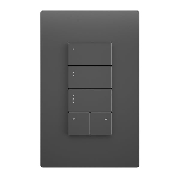 Savant Ascend Low Voltage Keypad - 5 Button (Space Gray)