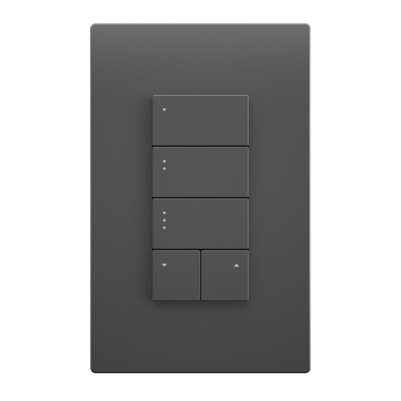 Savant Ascend Low Voltage Keypad - 5 Button (Space Gray)