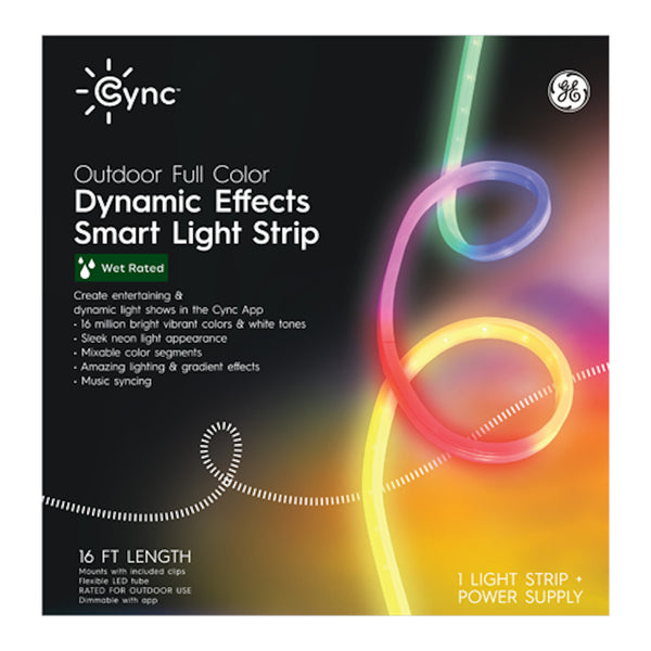 Savant Cync 16Ft Light Strip + PS Full Color WP (Case-3X1Pk)