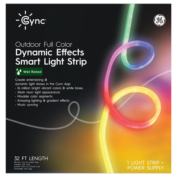 Savant Cync 32Ft Light Strip + PS Full Color WP (Case-2X1Pk)