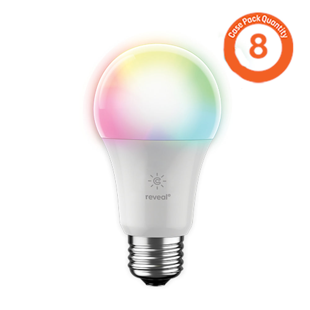 Savant Cync Reveal Full Color Smart A19 Bulbs (Case-4X2Pk)