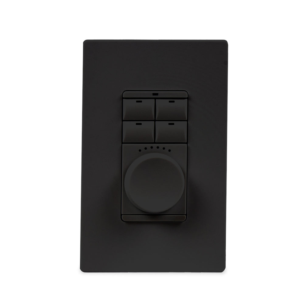 Savant Echo Wireless Dial Keypad - Adaptive Dimmer (Black)