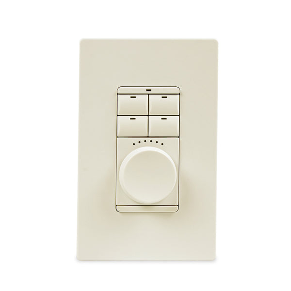 Savant Echo Wireless Dial Keypad - MLV Dimmer (Light Almond)