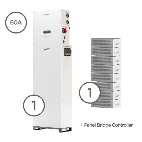 Savant Power Storage 20 With Pbc | 60A - 12.5Kw - 20Kwh