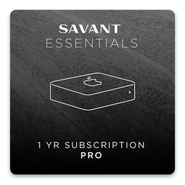 Savant Essentials 1 Year Subscription (Pro)