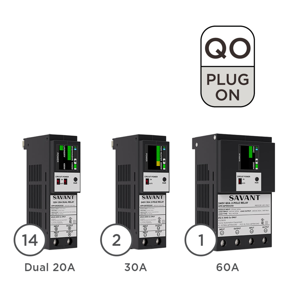 Savant Load Management Kit | 200A - Qo Pon