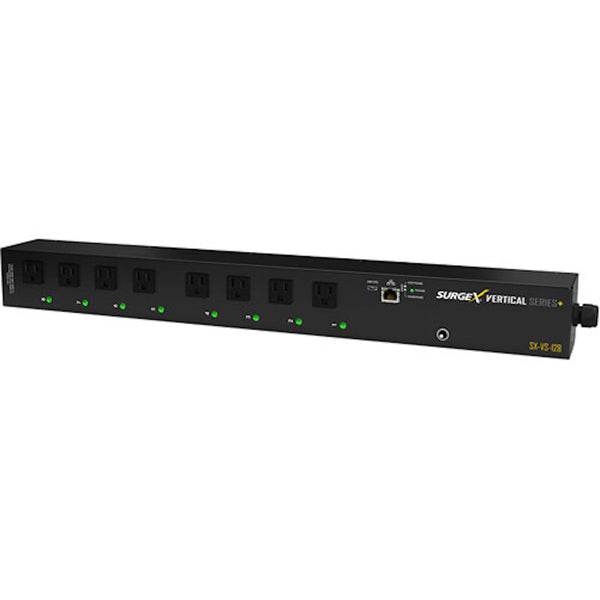 Surgex SX-VS-128 - 12A 8 Outlet Vertical Series+ Smart PDU