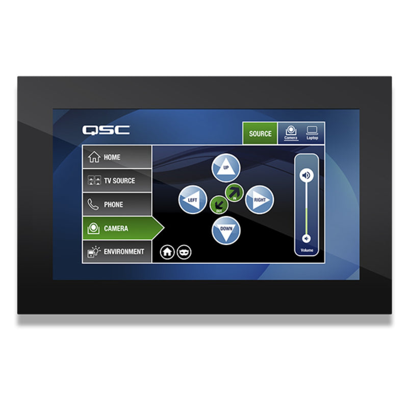 QSC TSC-116TW-G2-BK In-wall Or Table Top Screen Controller