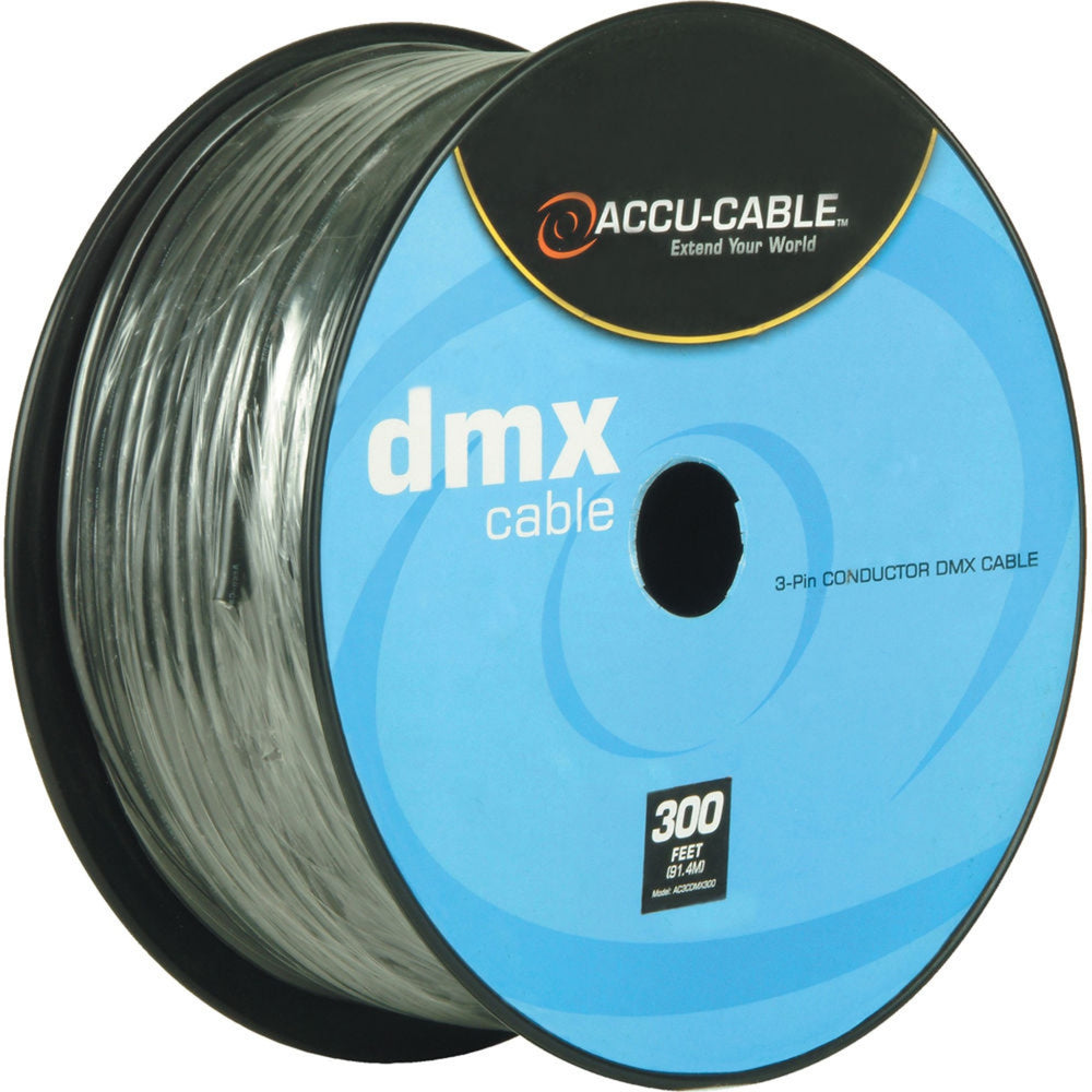 American DJ AC3DMX300 - 3-pin DMX cable 300'