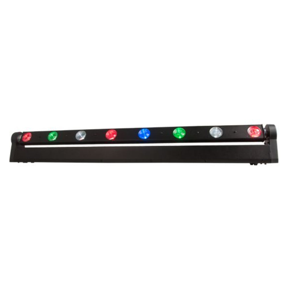 American DJ Sweeping Beams & 8 Zone Chase with 8x8W RGBW LED