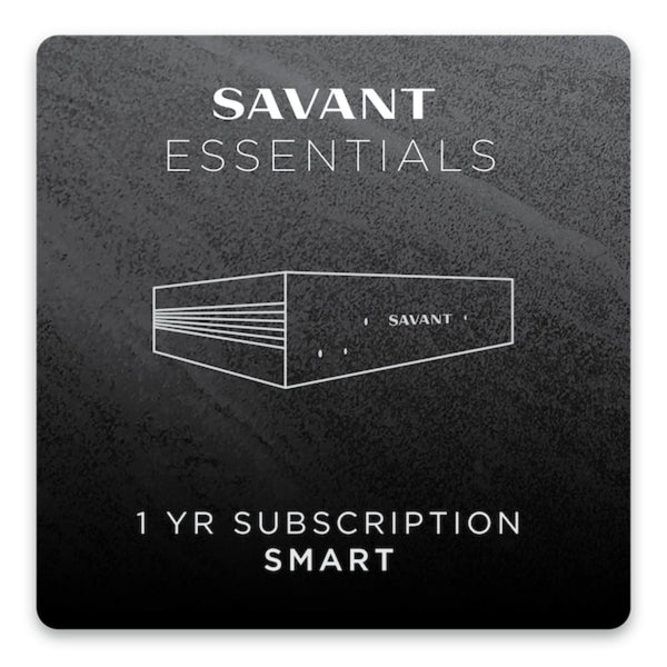 Savant Essentials 1 Year Subscription (Smart)