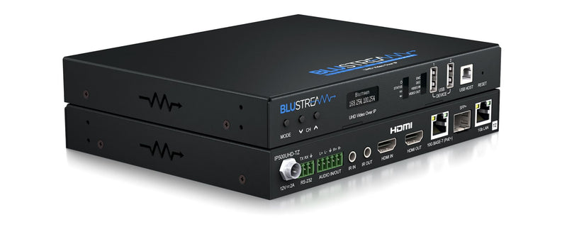 Blustream IP500UHD-TZ 4K60 18Gbps AVoIP Transceiver 10Gb