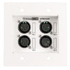 Atlas WTSD-XLR4 Four XLR Input Wall Plate