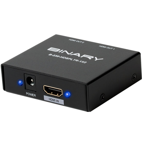 Binary B-230-HDSPLTR-1x2 4K Ultra HD HDMI Splitter