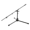 K&M 255-BLACK LOW LEVEL MIC STAND LONG 2 SECTION BOOM ARM
