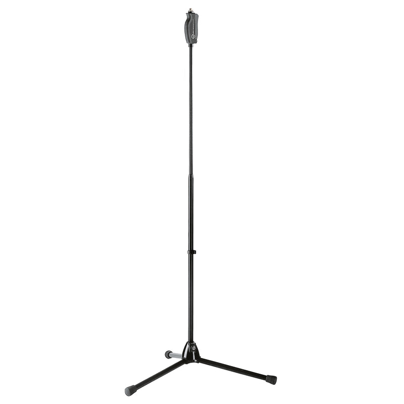 K&M 25680-BLACK HEAVY-DUTY MIC STAND with SOFT-TOUCH CLUTCH