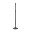 K&M 26125-BLACK MIC STAND with CLUTCH HEAVY ROUND BASE