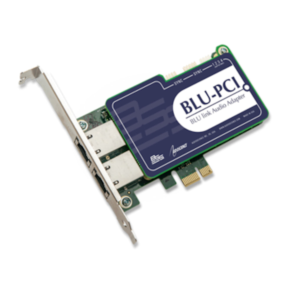 BSS BLU-PCI 64 Channel PCI Express Sound Card Blu Link