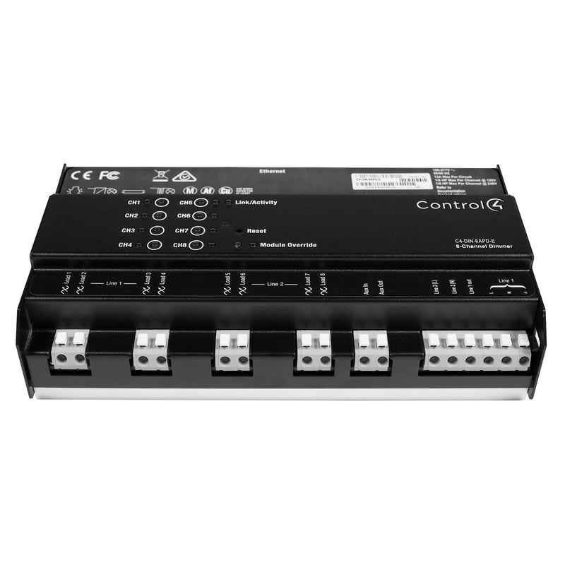 Control4 DIN-Rail 8-Channel Adaptive Phase Dimmer V2