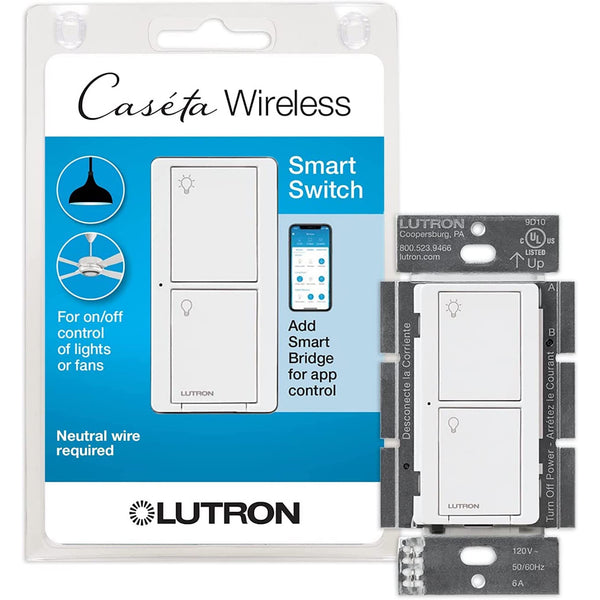 Lutron Caseta - PD-6ANS-WH Switch ON/OFF