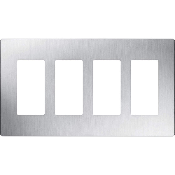 Lutron Coverplates Stainless Steel / CW-4-SS
