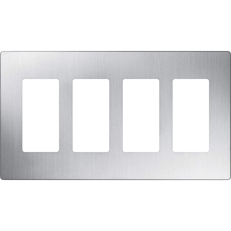 Lutron Coverplates Stainless Steel / CW-4-SS