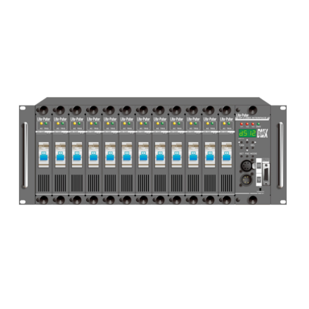 Lite-Puter DX-1220AF - 12 Channels Modular Dimmer Pack
