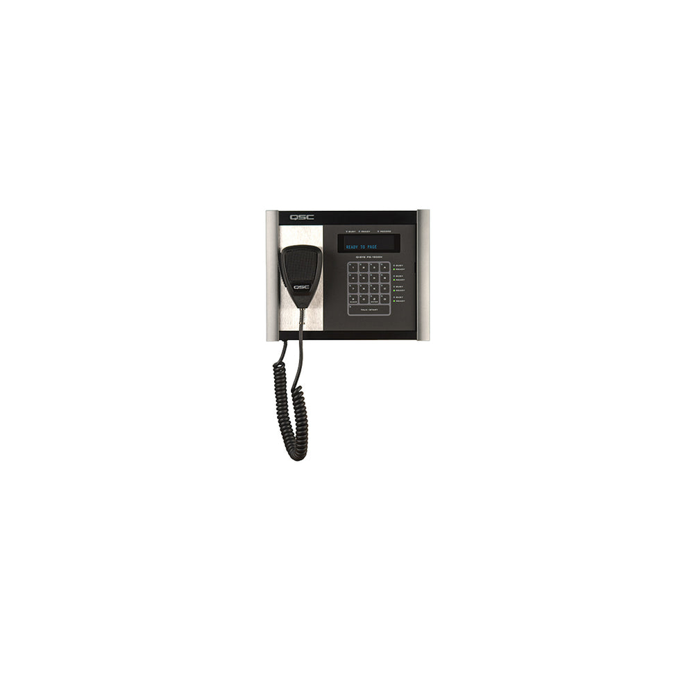 QSC PS-1600H Page Station With Command Keypad Handheld Mic