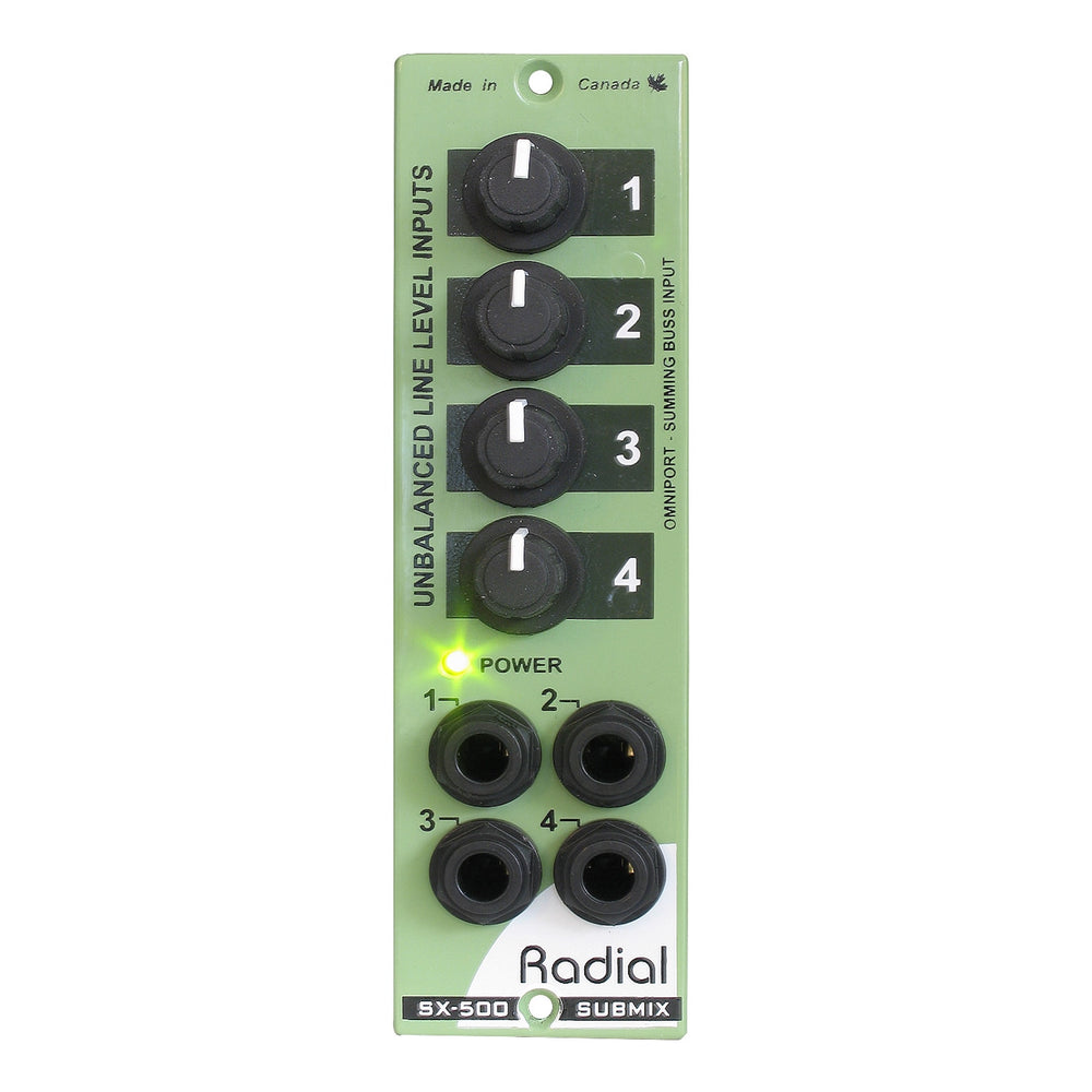 RADIAL SUBMIX 500 SERIES MODULE